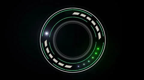 Display Circle Empty Stock Footage 25159917