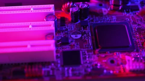 Display of computer hardware, concept of cybersecurity services. Protection.. Stock Footage 336113532