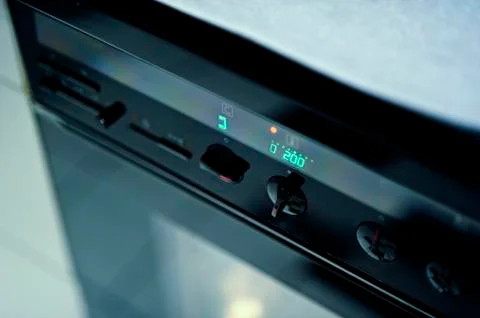 Display an electric cooker Foto stock