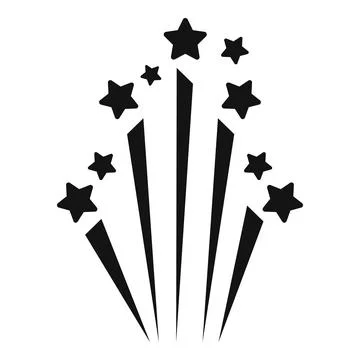 Display firework icon simple vector. Carnival event 스톡 일러스트