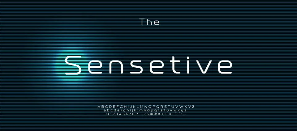 Display Font for Cyber Tech Logo Innovation Science Title Headline. Rounded Stock Illustration
