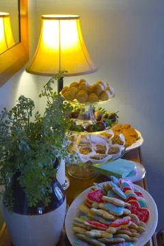 A Display of Food on a Table Stock Photos