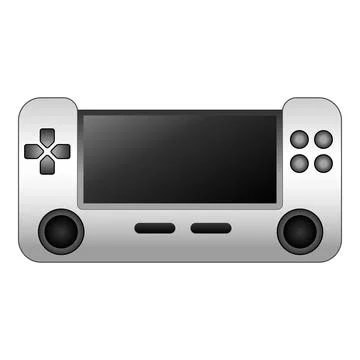 Display joystick icon cartoon vector. Game control Stock Illustration