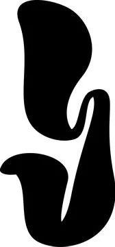 Display liquid vector font letter I alphabet. capital letter Typeface abc Stock Illustration
