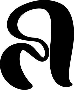 Display liquid vector font letter A alphabet. capital letter Typeface abc Stock Illustration