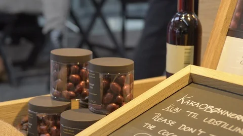 Display of luxury chocolate Stock Footage 92936696