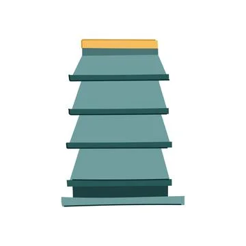 Display magazine rack cartoon vector illustration Stock Illustration