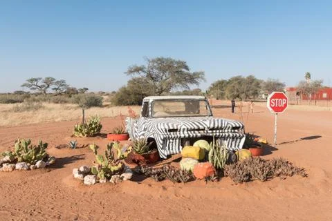 Display at the Moer Toe Coffee Shop in Koes Stock Photos