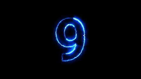 Display number one two three four five six seven eight nine animated counti.. Stock Footage 276095769