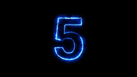 Display number one two three four five six seven eight nine animated counting do Stock Footage 276096775