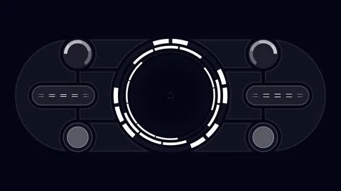 Display panel template design Stock Illustration