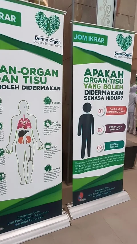 Display regarding organ donation Stock Footage 251691249