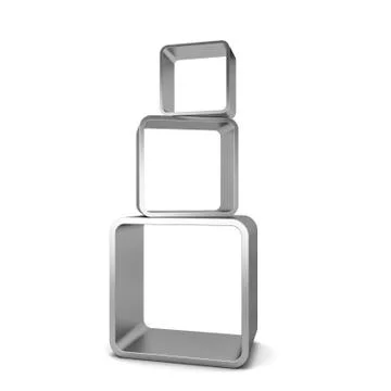 Display shelves Stock Illustration