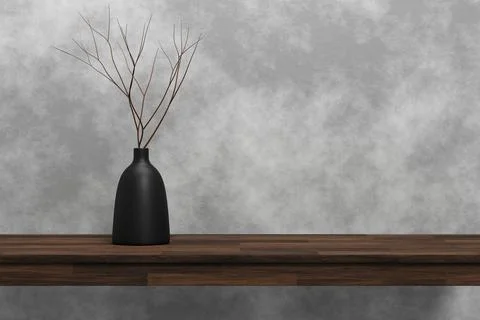 Display stand design. 3D product display. 3D rendering. Stock Illustration
