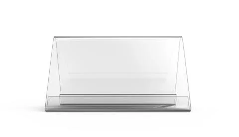 Display stand or acrylic table tent Stock Illustration