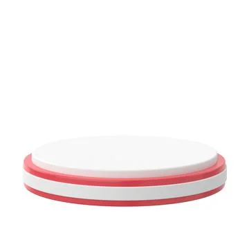 Display stand. Product display. 3D element. Stock Illustration