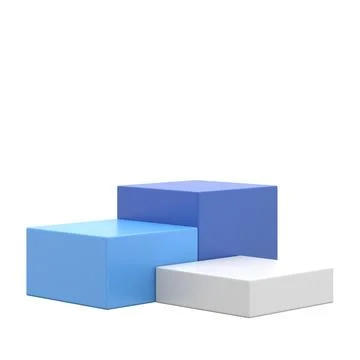 Display stand. Product display. 3D element. Stock Illustration