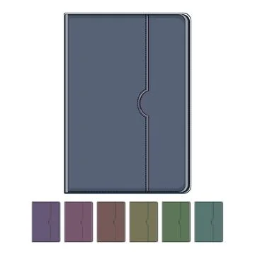 Display tablet case cartoon vector graphic Stock-Illustration