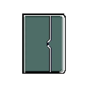 Display tablet case pixel art vector illustration Stock-Illustration