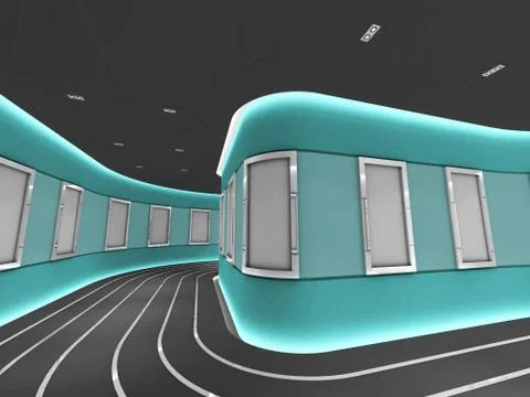 Display Tunnel Stock Illustration