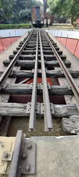 Display of a turning table for turning Engines. 스톡 사진