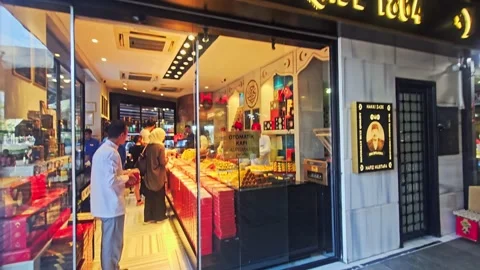 Display various types pastries and pastries in. Stock Footage 282683863