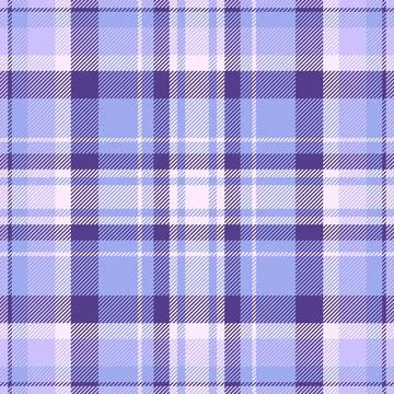 Display vector texture seamless, equal tartan plaid textile. Festive fabric.. 库存插图