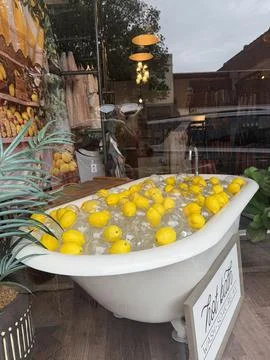 Display in window Stock Photos