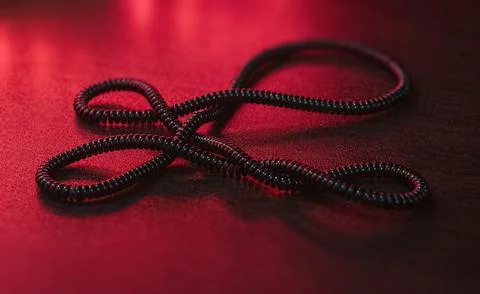 Displayed in the adjacent table is the web color dark red. Stock Photos