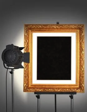 Displayed frame Foto stock