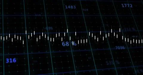 Displaying centered waveform of short white bars across dark display, showing イラスト素材