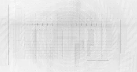 Displaying central grid on schematic canvas, featuring dot markers, concentric Stock Illustration