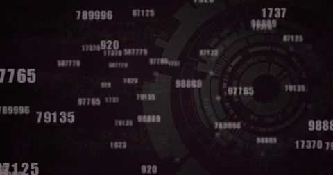 Displaying concentric HUD graphic hovering at right in dashboard, with floating Stock Illustration