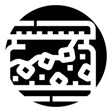 Displaying digital data pixels on a modern monitor screen イラスト素材