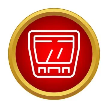 Displaying a digital odometer icon for speed measurement Illustrazione stock