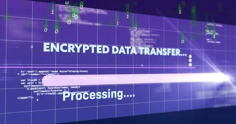Displaying ENCRYPTED DATA TRANSFER Stock Photos