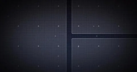 Displaying intersecting thicker grid lines on schematic panel, with crosshair 库存插图