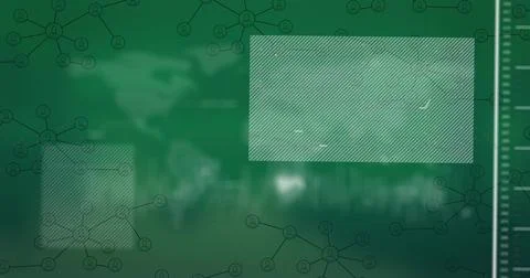 Displaying large diagonal-hatched panel right-of-center on green dashboard, with Foto stock