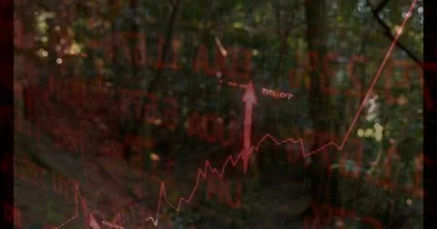 Displaying red grid chart with dotted trend line and arrow 55 Stock Photos