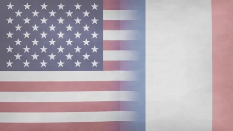 Displaying US flag blending studio set as band growing, seam tearing and Stock Footage 339194245