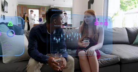 Displaying vector diagram on grid plane in chat, showing displacement labeled 3 Stock Photos
