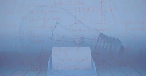 Displaying white rectangular tissue box resting on wooden tabletop, with Fotos de archivo