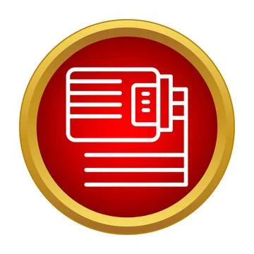 Displayport cable connecting a device within a red circle Stock Illustration