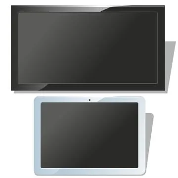 Displays set Stock Illustration