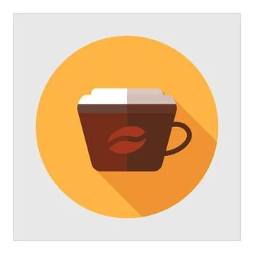 Disposable coffee cup 스톡 일러스트