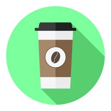 A disposable cup of coffee イラスト素材