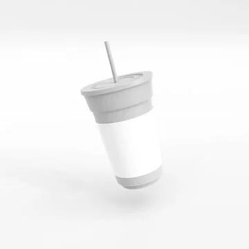 Disposable cup mockup イラスト素材