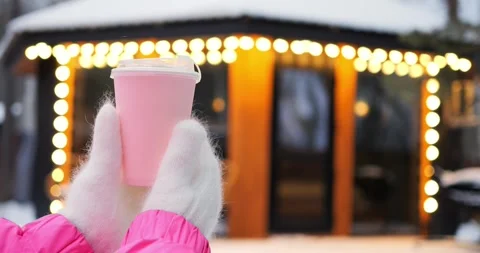 Disposable cup raises concern over daily waste, prompting waste awareness in Stock Footage 302390497