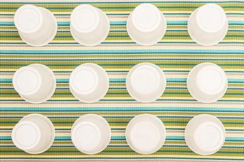Disposable cups Foto stock