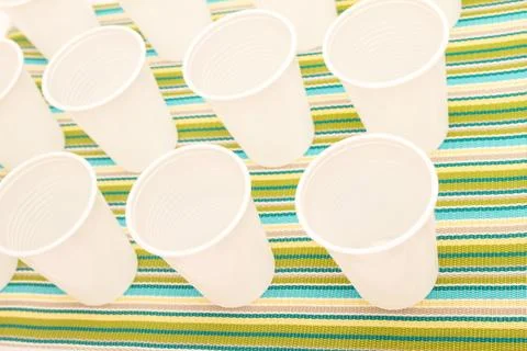 Disposable cups Stock Photos